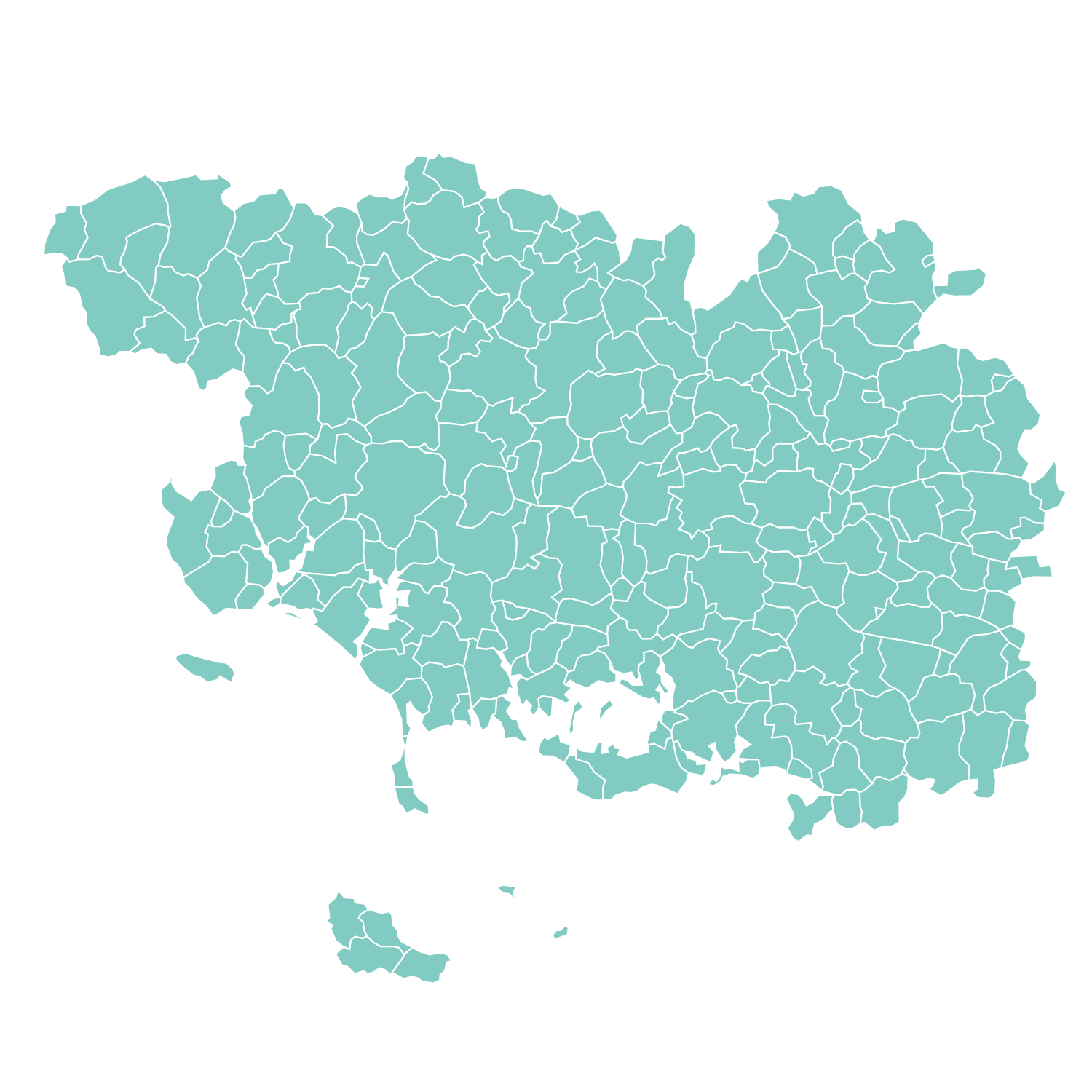 Carte Morbihan Halo nettoyage